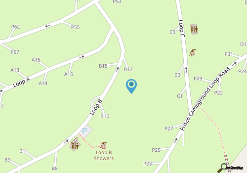 Frisco Campground map location