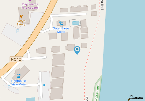 Sea Star- Ocean Views- Steps to Beach- Community Pool map location