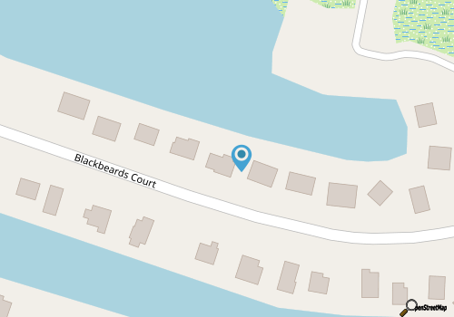 Fo'get About It, soundfront home Frisco NC map location