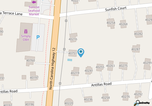 Beautiful Oceanside Avon NC Home with Private Pool & HotTub map location