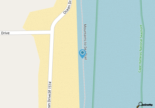 Oceanfront, Outer Banks, Rodanthe, Pet-Friendly map location