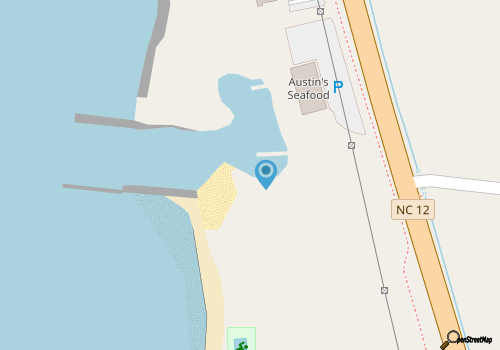 NEW CUSTOM soundfront home with 360 degrees of Water Views and a Private Beach! map location