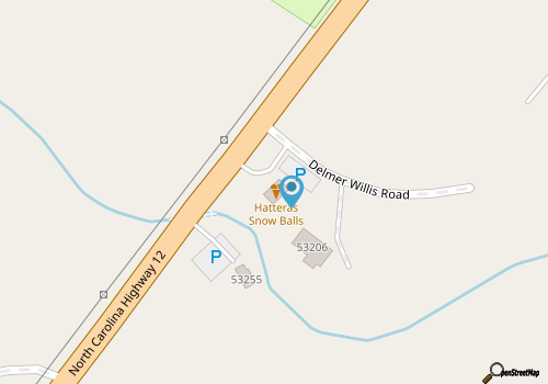 Hatteras Sno-Balls and Ice Cream map location