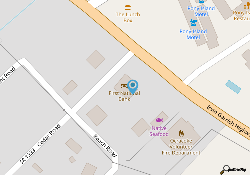 First National Bank map location