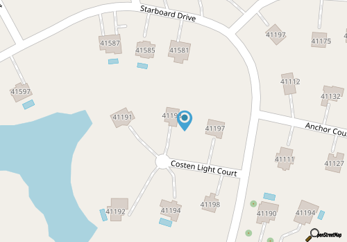 public path from Avon Kinnakeet Shores 4Br-4 Masters\nNEW pickleball tennis area map location