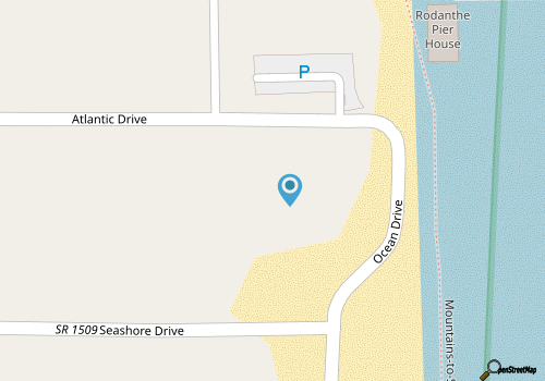 Semi-Oceanfront Home w/ Private Saltwater Pool, Hot Tub, Rodanthe Pier Passes map location