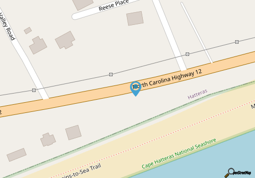 2 BR/2 BA Hatteras Top Floor Oceanfront Condo map location