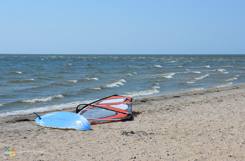 Windsurfing is very popular on the Pamlico sound