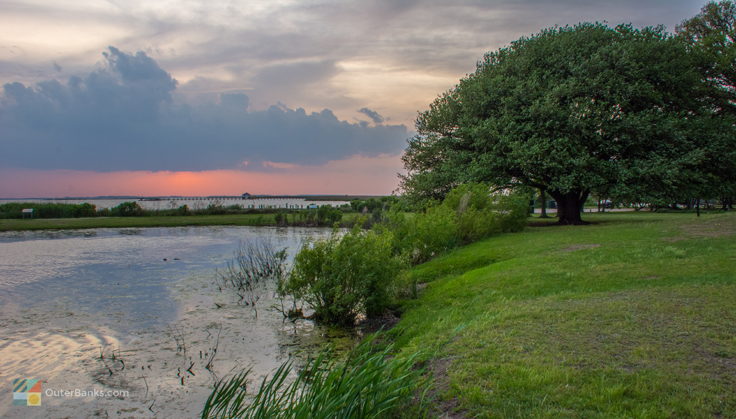 Water's edge at Historic Corolla Park