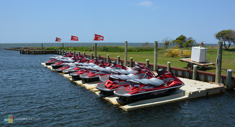 If windsports aren't your thing, modren waverunners are available for rent