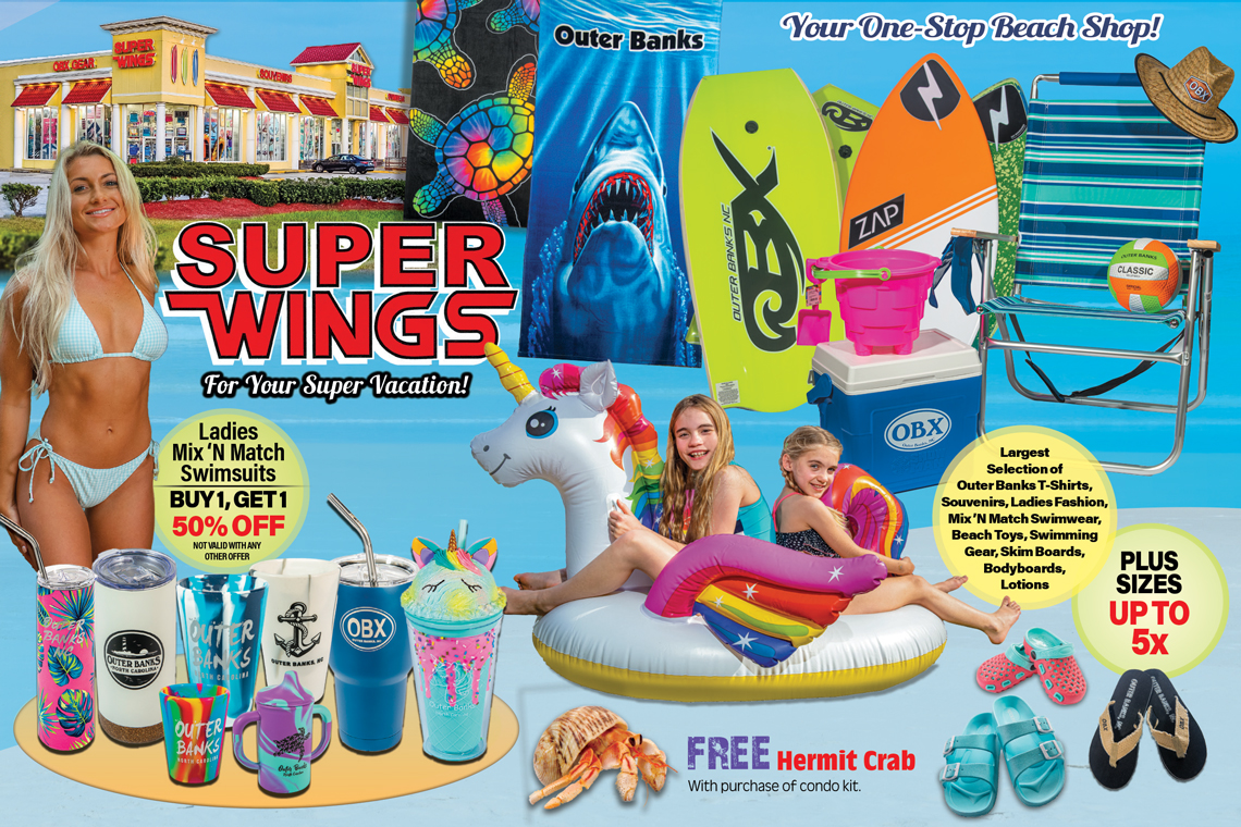 FREE SUPER WINGS BAG WITH PURCHASE OF $30 OR MORE