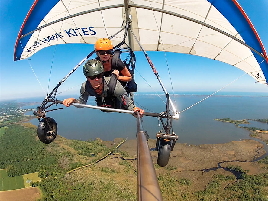 Hang gliding with Kitty Hawk Kites