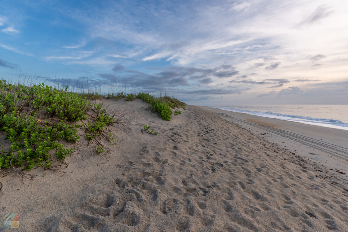 Beach in Waves NC