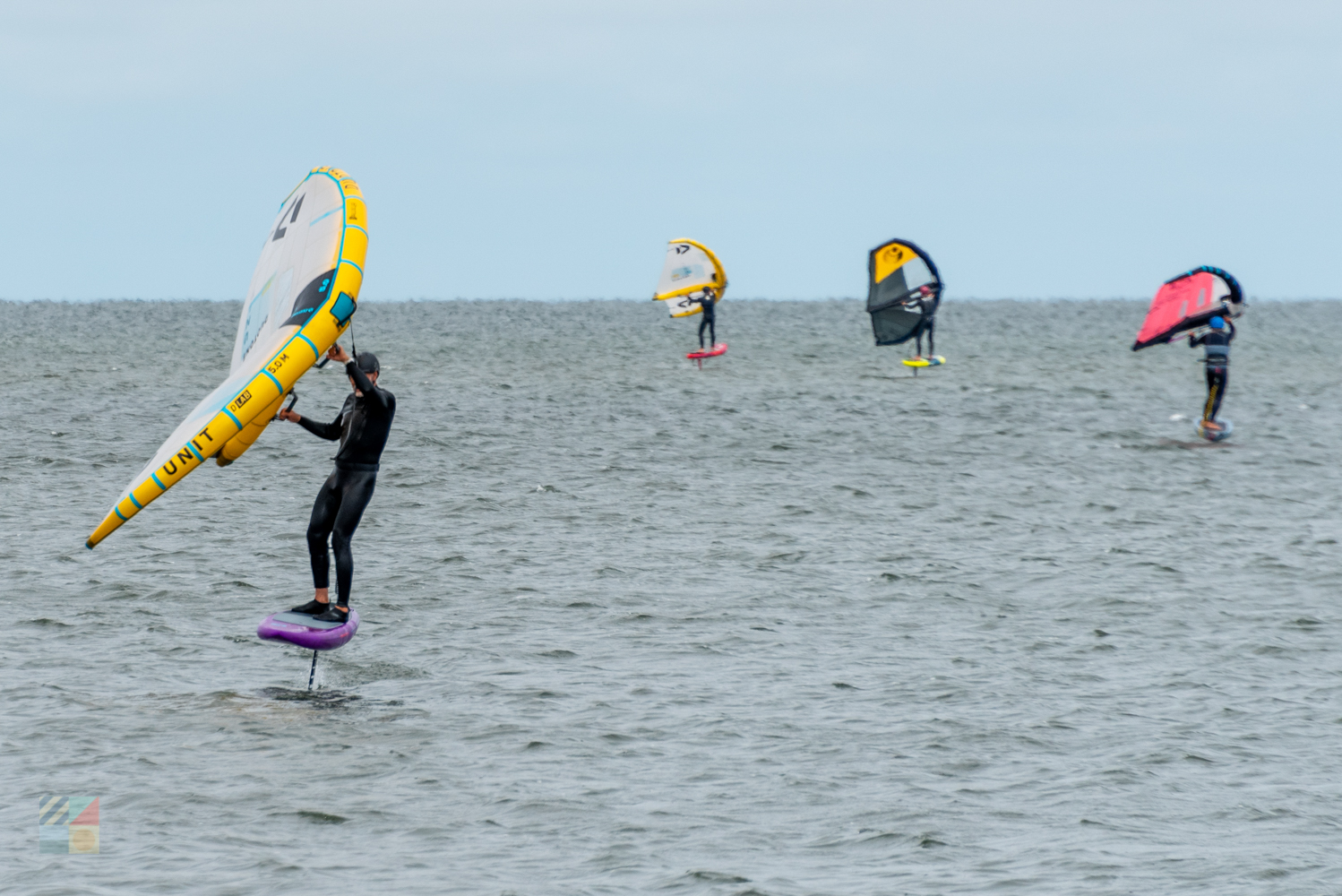 Kite boarding at Haulover
