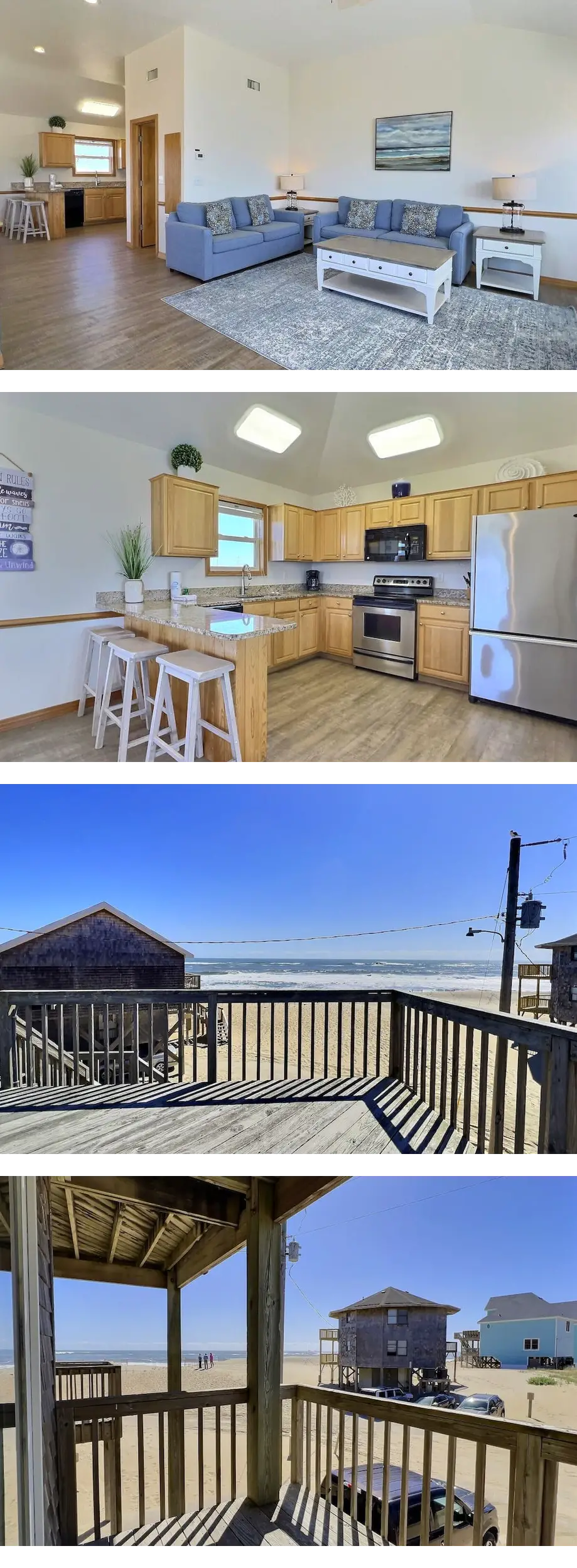 Sunrise Cottage- Excellent Ocean Views- Steps to Beach- Community Pool