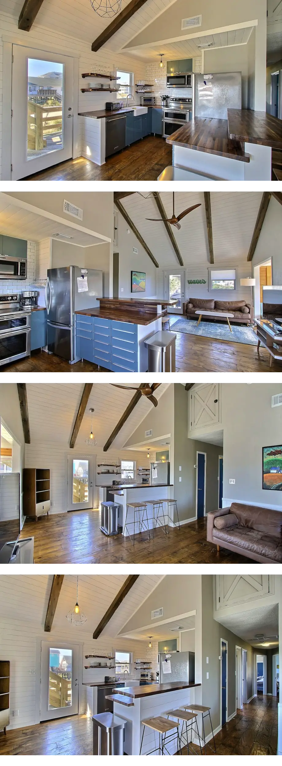 Semi-oceanfront/pet friendly/4 br - Mahalo House. Steps to beach