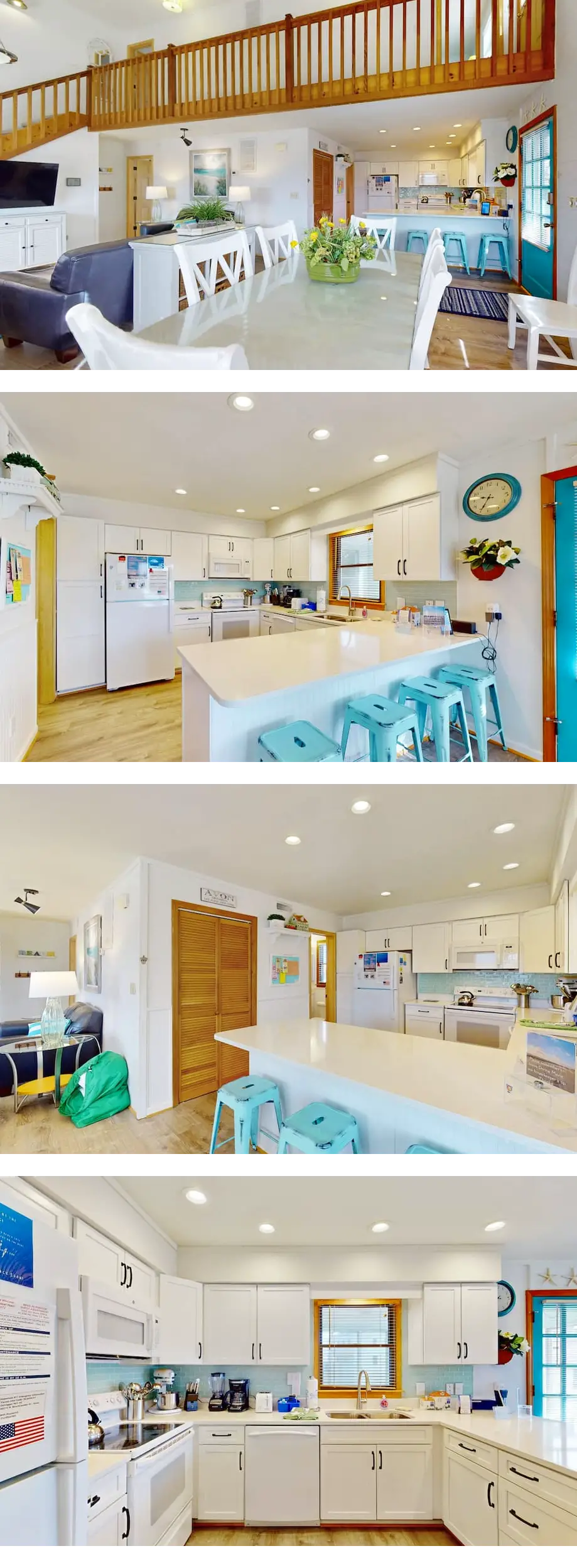 Bright island home with pool, private hot tub, deck with views, AC, & W/D