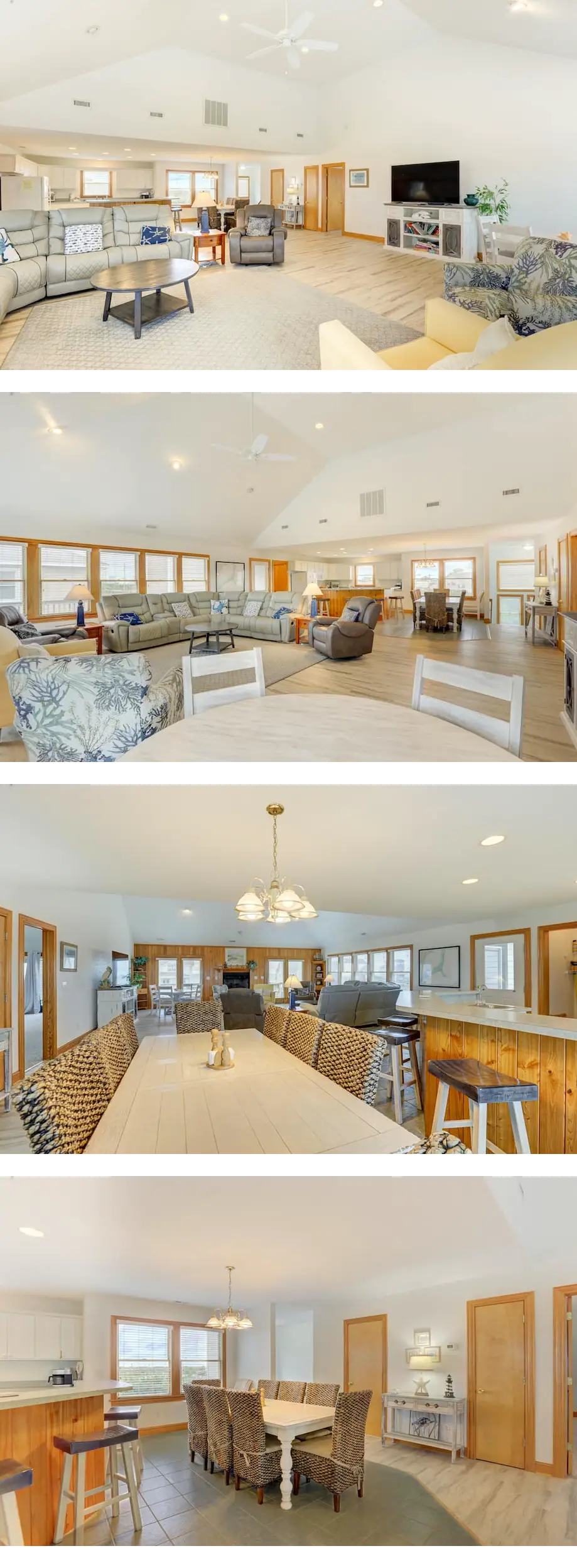 Oceanfront home with central AC, ocean view, private hot tub, & pool