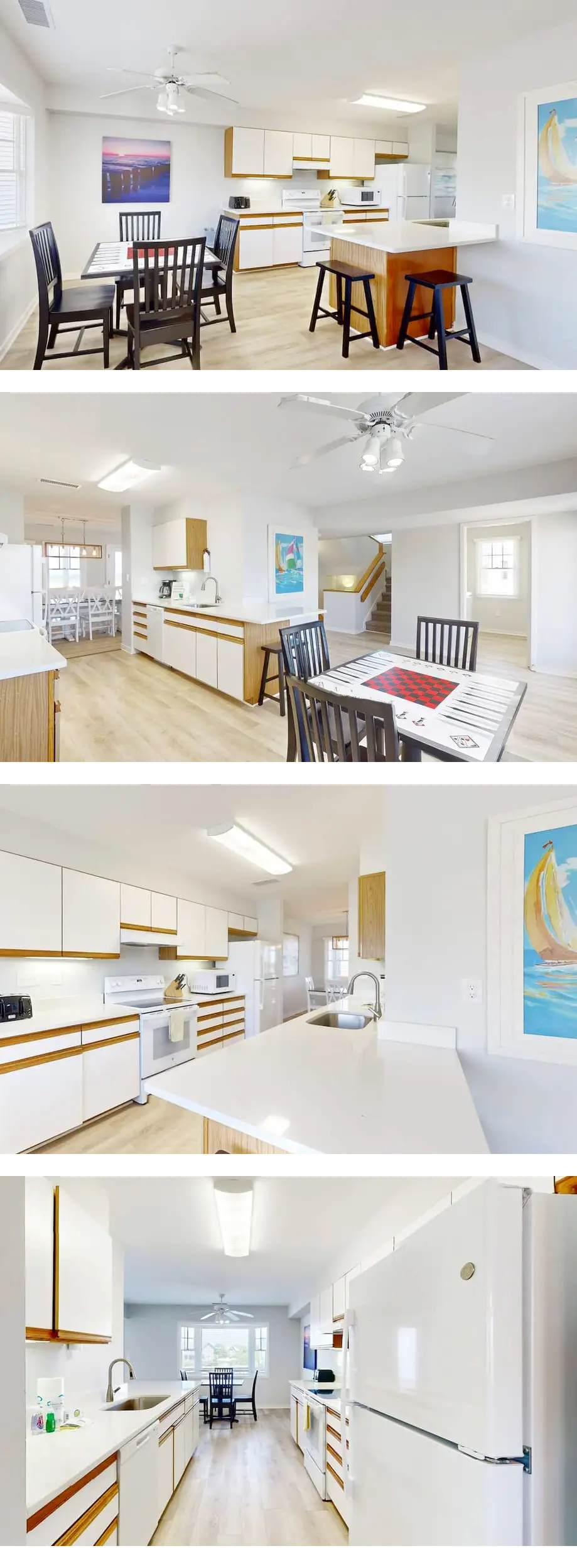 Dog-friendly, ocean view townhouse with private W/D, pool access, and AC