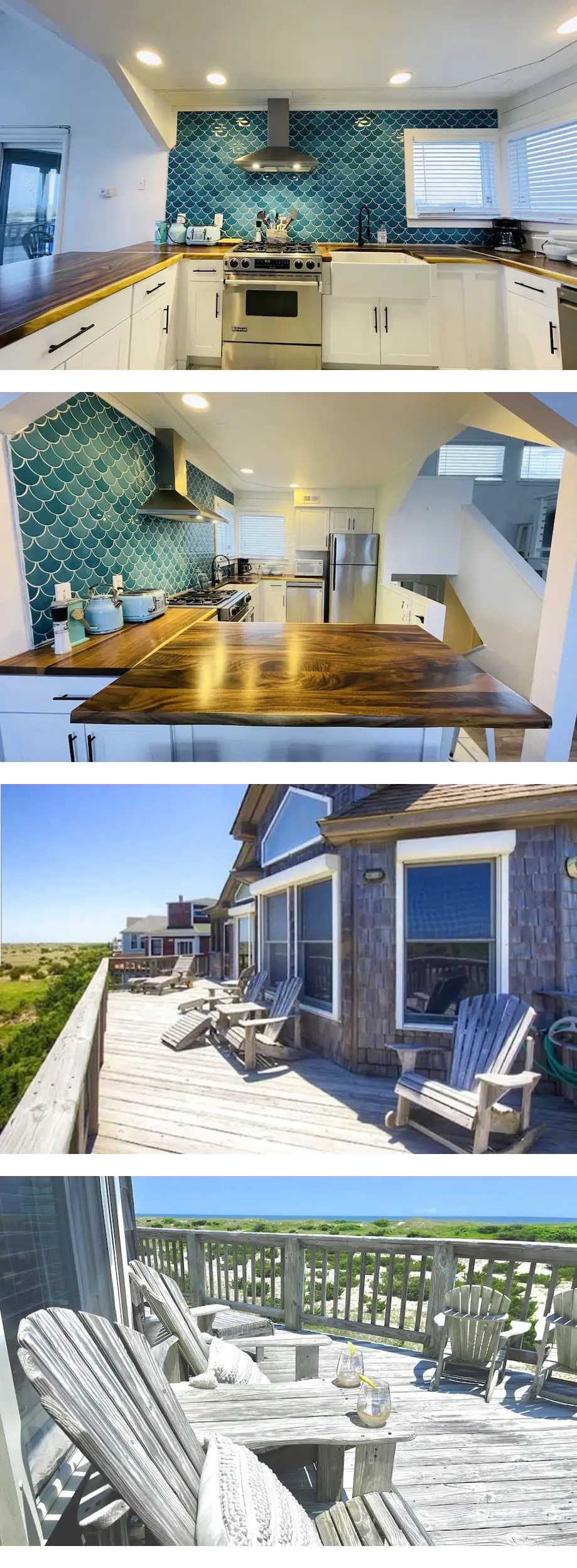 Oceanfront 4 bedroom Salvo Sandcastle * Hot Tub