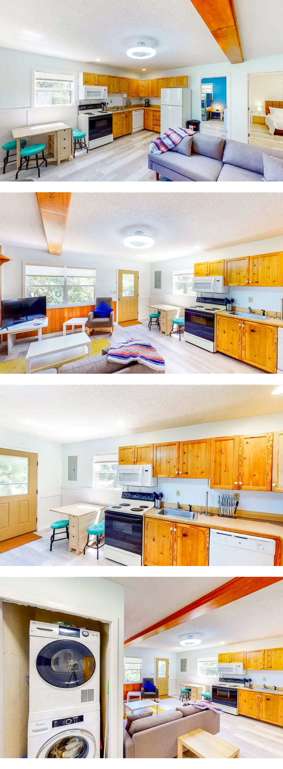 Dog-friendly, waterfront home w/sound access, patio & WiFi - walk to the beach