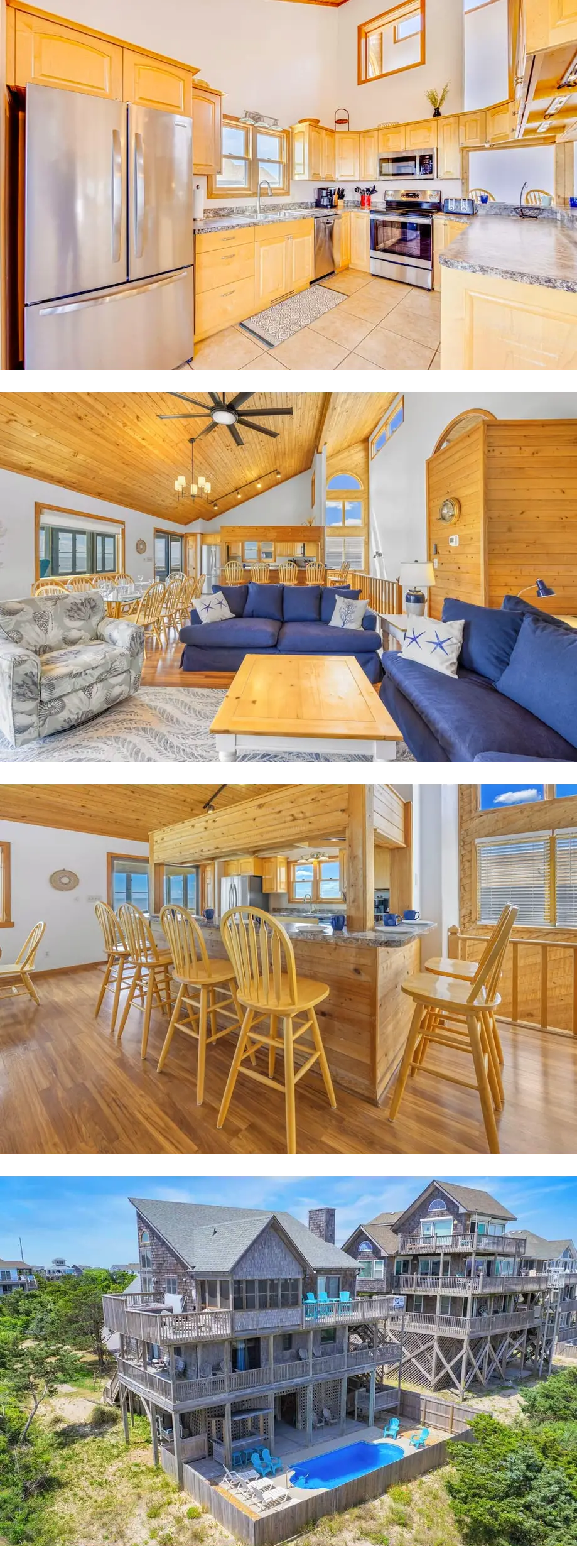 SUMMER SAVINGS Oceanfront Dog Friendly Home w/ Saltwater Pool, Hot Tub, Tiki Bar