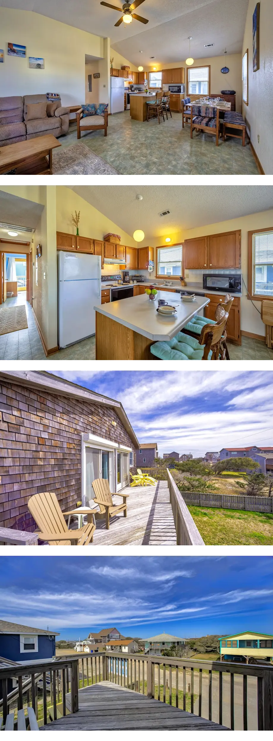 Dog-friendly home steps from the beach with deck, WiFi, AC & great location