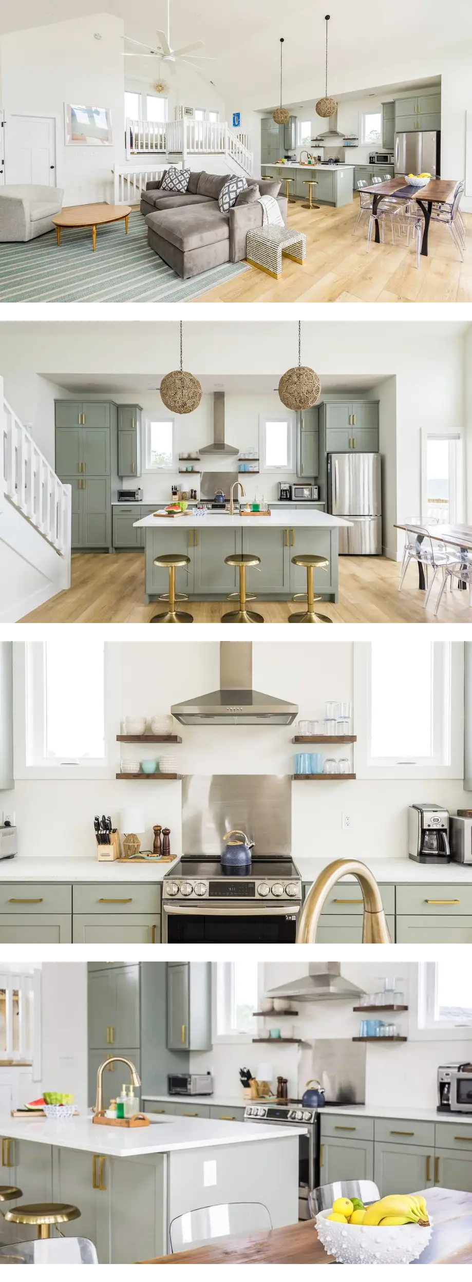 NEW CUSTOM soundfront home with 360 degrees of Water Views and a Private Beach!