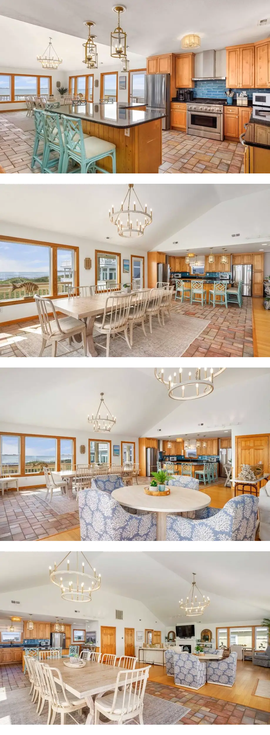 9 BR OCEAN/BEACHFRONT HOME w/ HEATEDPOOL & 2 HOTTUBS IN OBX!