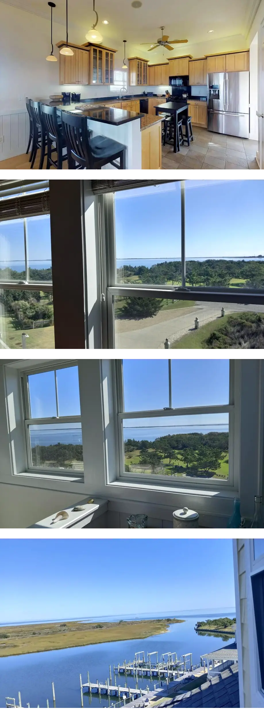 Waterfront Home with boat dock & private pool, sleeps 12, OBX Hatteras Village