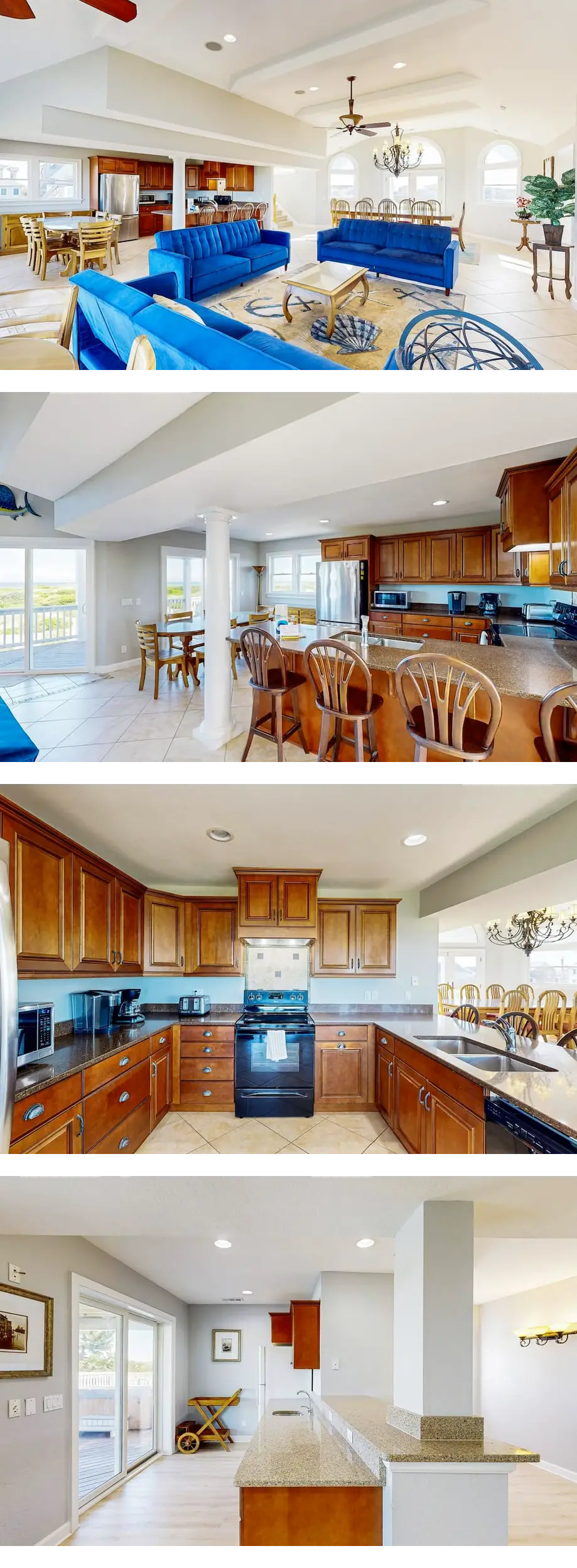 Multi-level dog-friendly oceanfront home with private pool & hot tub, rec room