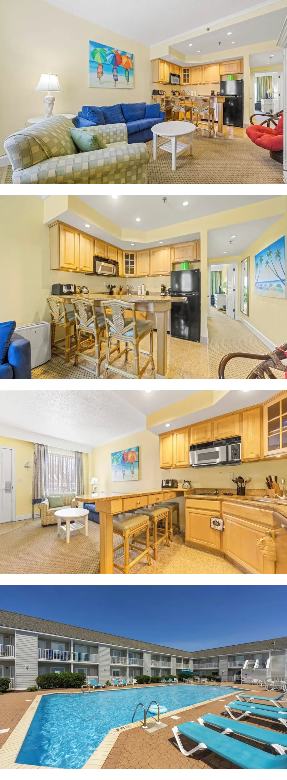 Littleton's Landing 124 at the Villas at Hatteras Landing 1 Bedroom Near-Beach Condos with Pool Access!