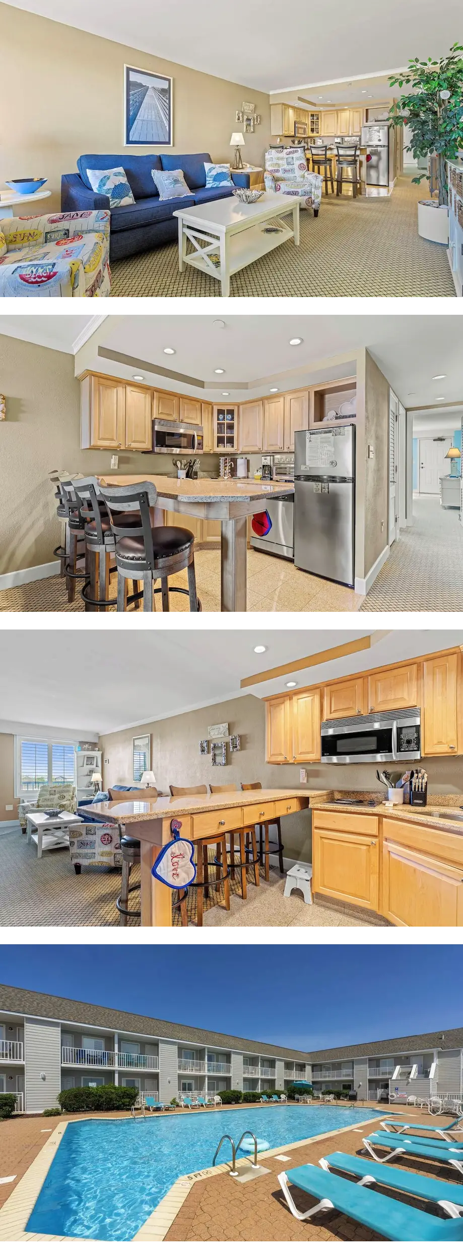 The Crab Shack 216 at the Villas at Hatteras Landing 1 Bedroom Near-Beach Condos with Pool Access!